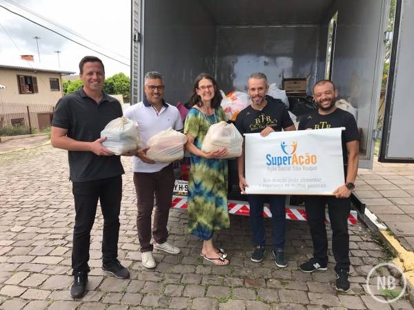 Doações do Treino Solidário são entregues à Ação Social São Roque