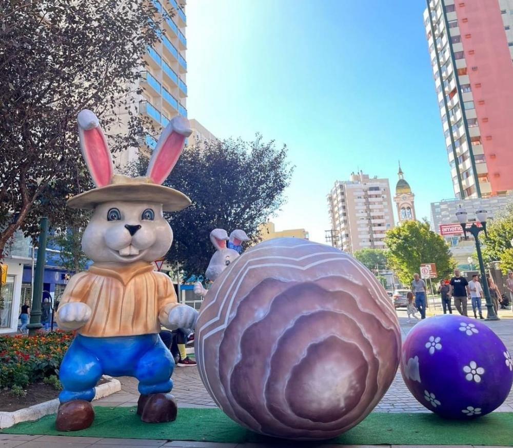 Fim de semana deve ser de sol e deve levar muitas crianças ao centro de Bento Gonçalves