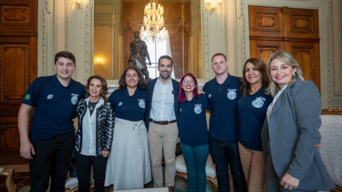 Alunos construíram um protótipo rover, veículo robótico utilizado na exploração espacial, e foram premiados nos Estados Unidos -Foto: Maurício Tonetto/Secom