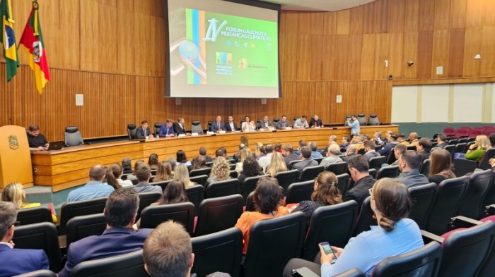 Participantes do evento ressaltaram necessidade de tornar o Rio Grande do Sul cada vez mais sustentável -Foto: Leandro Souza/Ascom Sema