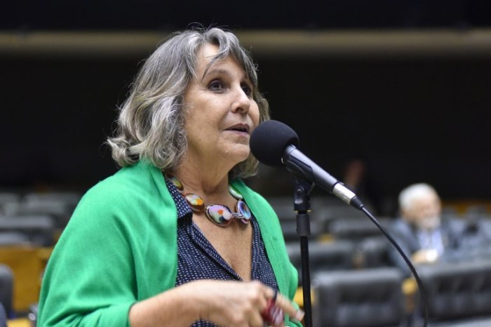 Deputada Erika Kokay, relatora da proposta - (Foto: Zeca Ribeiro/Câmara dos Deputados)