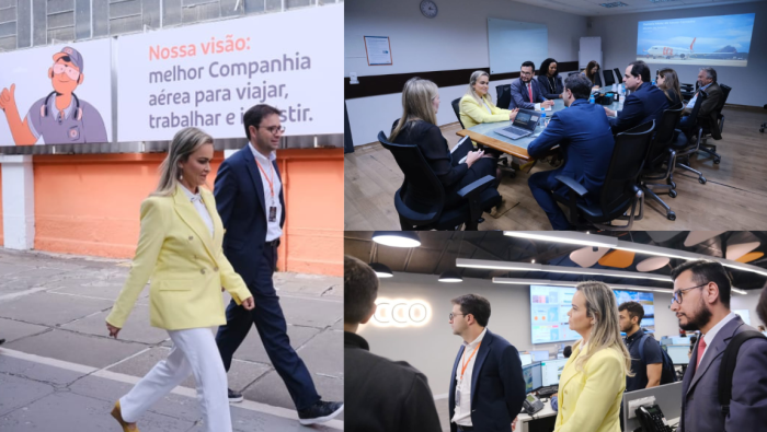 Ministra do Turismo cumpre agenda com representantes do setor aéreo. Crédito: Roberto Castro/MTur