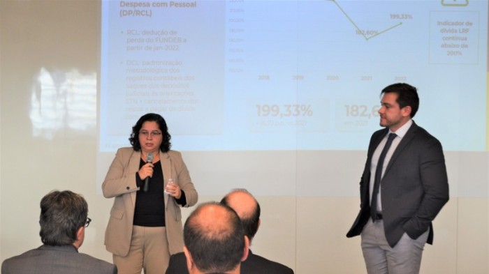 Relatório Anual da Dívida Pública do Rio Grande do Sul de 2022 foi apresentado nesta sexta (12), em Porto Alegre -Foto: Robson Nunes Guedes/Ascom Sefaz