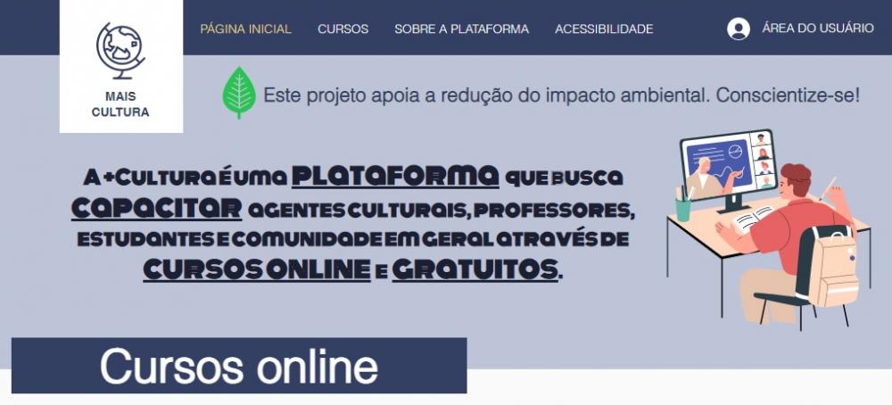 Qualquer pessoa, maior de 16 anos, pode realizar os cursos, basta criar uma conta no site.