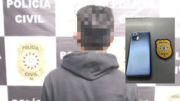 Homem é preso em flagrante com celular roubado em Bento