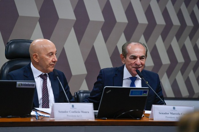 Confúcio Moura é autor e Marcelo Castro, relator do projeto que regula o cancelamento de registro - Foto: Edilson Rodrigues/Agência Senado