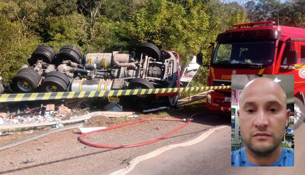 Alex dos Santos tinha 43 anso e era morador da cidade de Criciúma - Foto: Corpo de Bombeiros/Divulgação