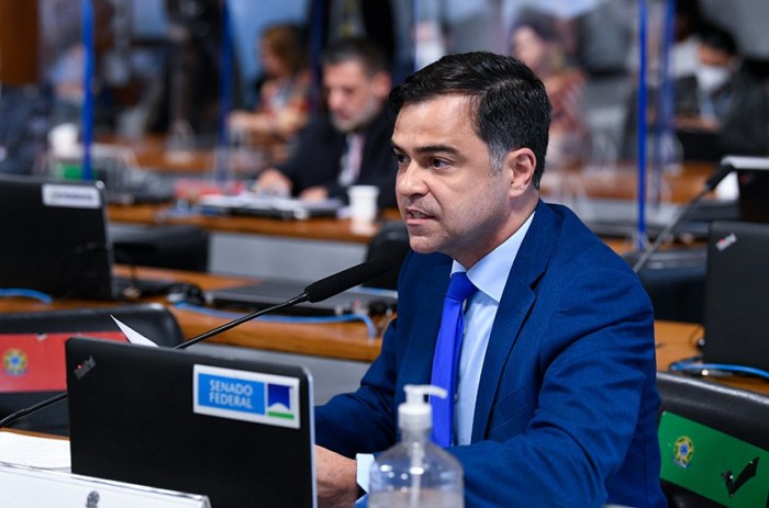 Sandoval de Araújo Feitosa Neto em sabatina na Comissão de Relações Exteriores, em 2022 - Foto: Roque de Sá/Agência Senado