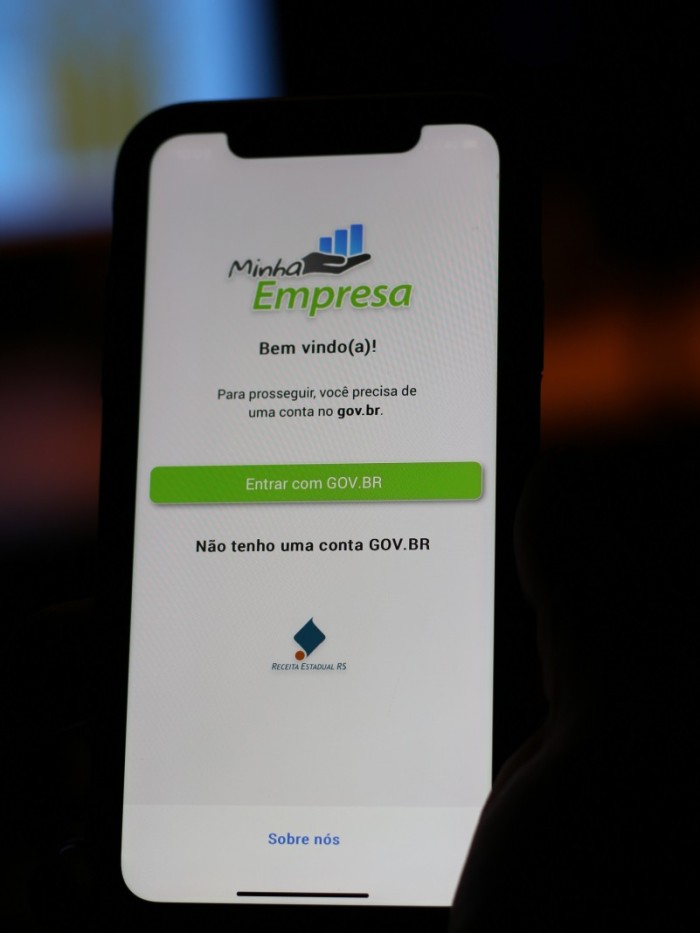 Interface do aplicativo, que é o primeiro desenvolvido no Brasil com a finalidade de servir de apoio ao setor econômico -Foto: Ascom Sefaz