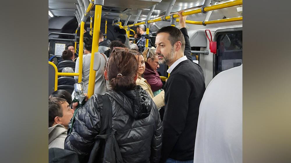 Vereador de Bento utiliza transporte coletivo para entender o que passa a comunidade