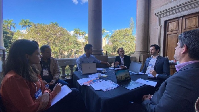 Costela e Faustino apresentaram os dados acerca das estradas durante o Cosud, em Belo Horizonte -Foto: Divulgação Cosud