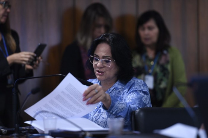 No relatório, Damares chamou a atenção para a atuação social da FJU