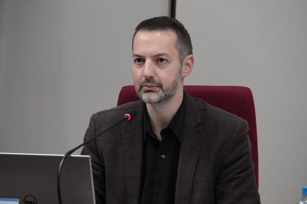 O Vereador Rafael Pasqualotto (PP) foi quem convocou a reunião. Crédito: Divulgação/Câmara de Vereadores 