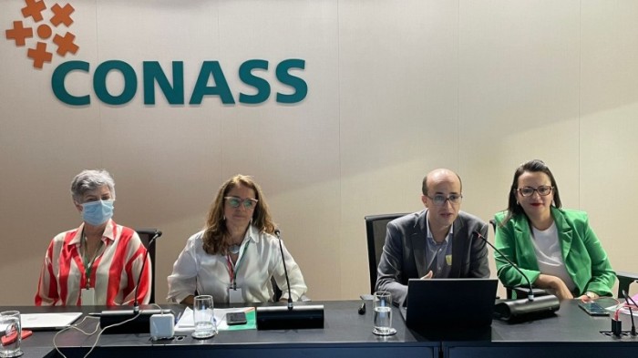 Na reunião, participantes do Conass discutiram o financiamento para a saúde -Foto: Divulgação Conass