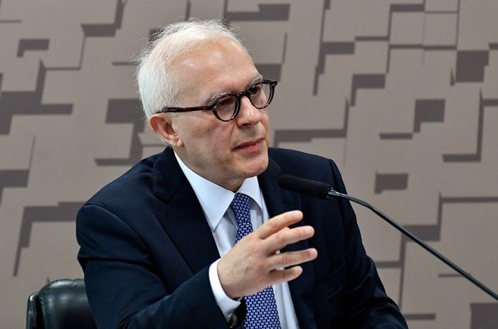 Claudio Frederico de Matos Arruda passou por sabatina na CRE nesta quinta - Foto: Geraldo Magela/Agência Senado