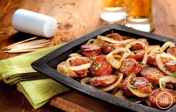 Linguiça Assada no Forno