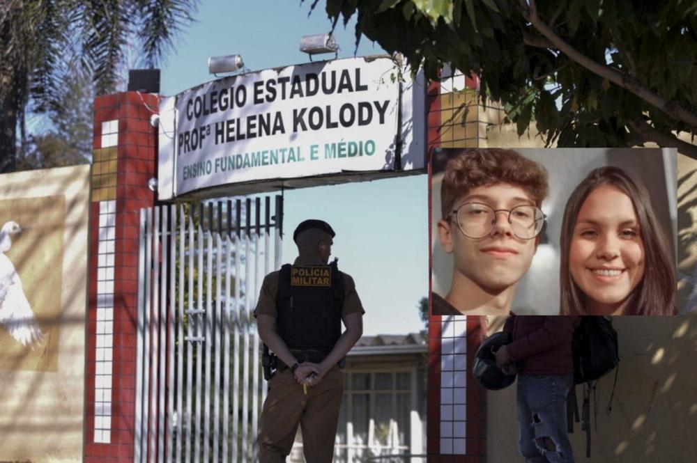 Luan e Karoline eram namorados. Crédito (foto de fundo): Henrique Campinha/AFP