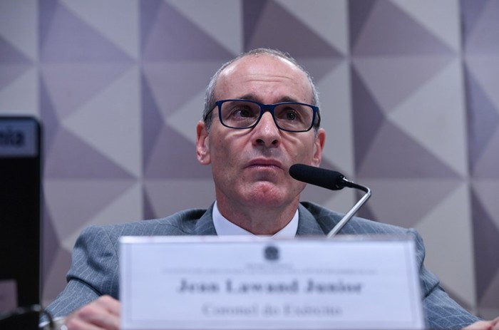 Questionado pela CPMI, o coronel do Exército Jean Lawand Junior negou que, ao pedir uma 