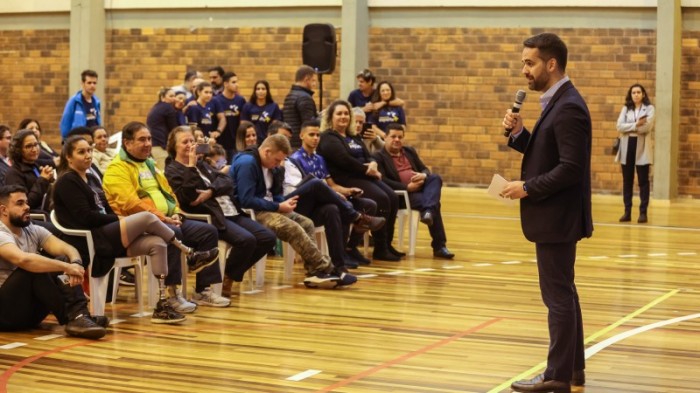 Leite disse que o programa apoiará projetos que inspiram sobre superação de desafios para toda a sociedade -Foto: Gustavo Mansur/Secom