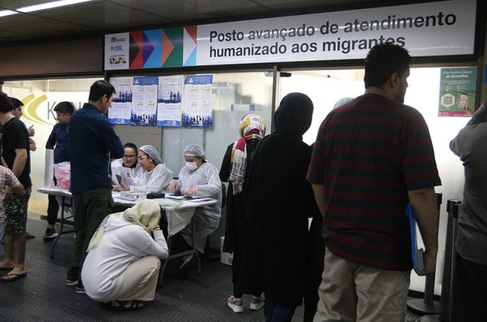 Atendimento a refugiados afegãos no Aeroporto de Guarulhos (SP) - Foto: Rovena Rosa/Agência Brasil