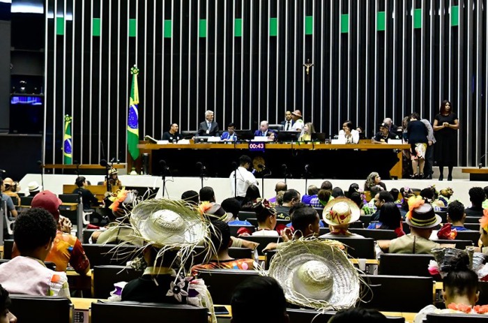 Sessão solene do Congresso em homenagem ao Dia do Quadrilheiro Junino lotou o Plenário da Câmara - Foto: Waldemir Barreto/Agência Senado