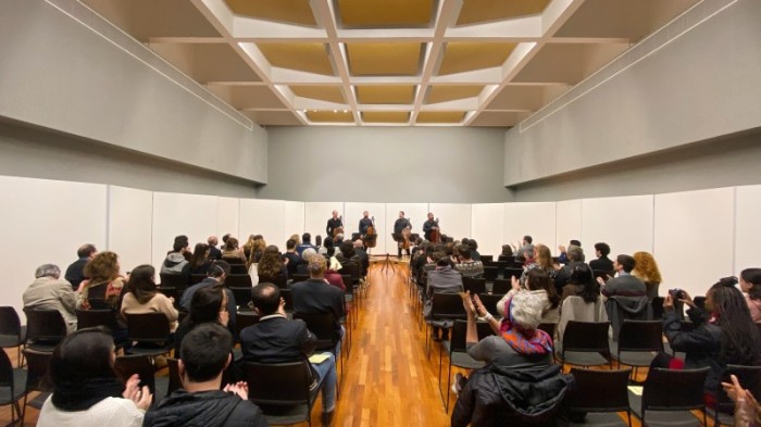 Apresentação da Série Música de Câmara realizada em maio de 2022 -Foto: Luiza Piffero/Ascom Ospa