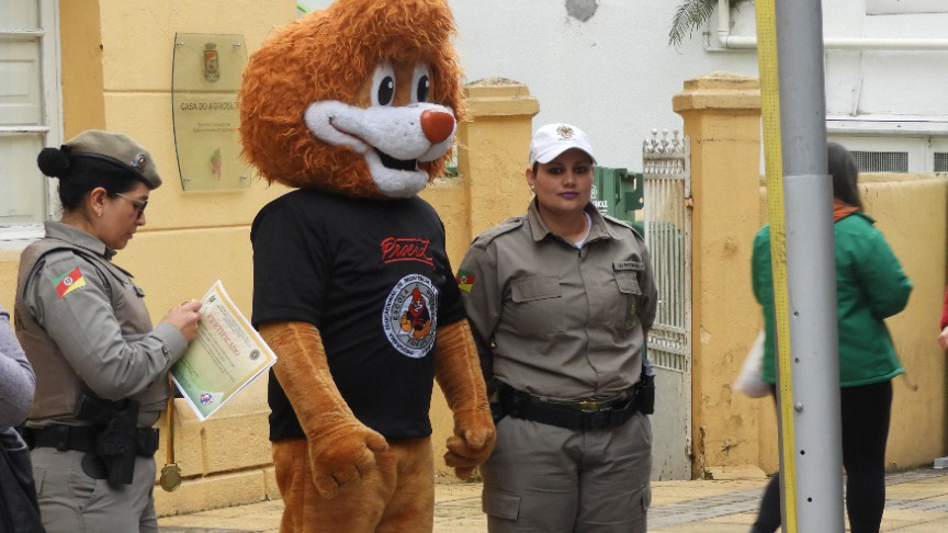A formatura dos 350 alunos no Programa PROERD ocorre nesta quinta-feira, 06 de julho. Crédito: Divulgação