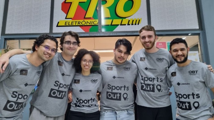 Equipe é composta por Chrystian Martins, Nicolas Kologeski, Ana Maria Silveira, João Pedro Ribeiro, Igor Daudt e Bruno da Rosa -Foto: Luis Eduardo Selbach/Ascom Liberato