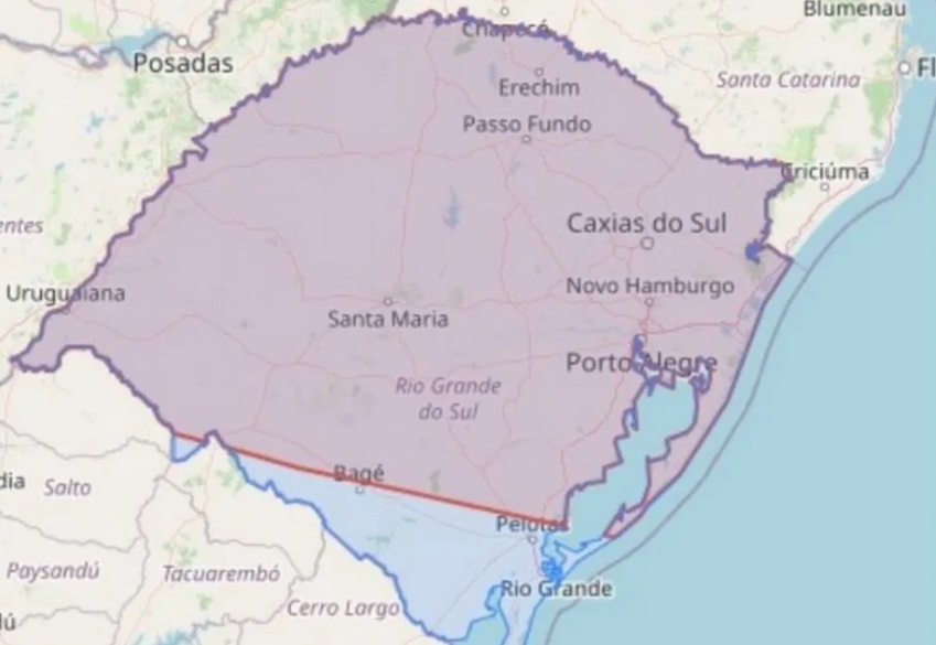 Novo ciclone extratropical deve chegar no RS no início da noite desta quarta (12)