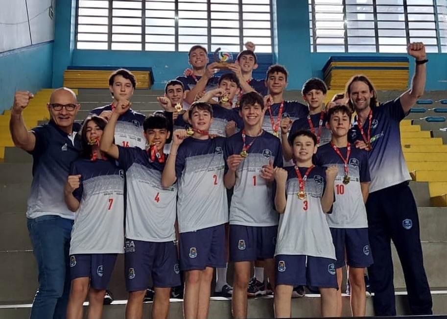 União é bicampeão Estadual de Vôlei masculino Sub-15 - Grêmio Náutico União