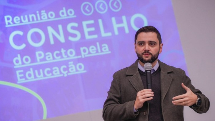 Vice-governador destacou os esforços da gestão estadual para priorizar a educação e garantir um ensino de qualidade no RS -Foto: Joel Vargas/GVG