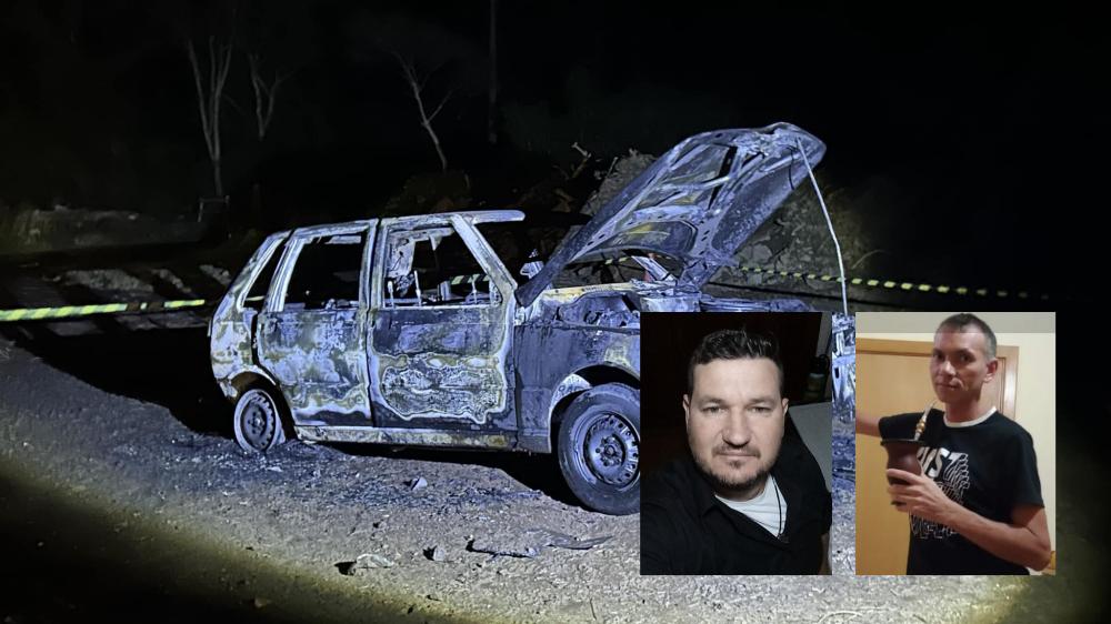 Identificadas as vítimas encontradas carbonizadas dentro de veículo em Carlos Barbosa