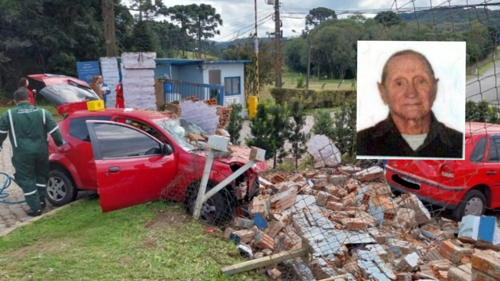 O acidente ocorreu no último dia 10 de julho, em Farroupilha. Crédito (foto de fundo): Luís Carlos Muller/Rádio Spaço FM 