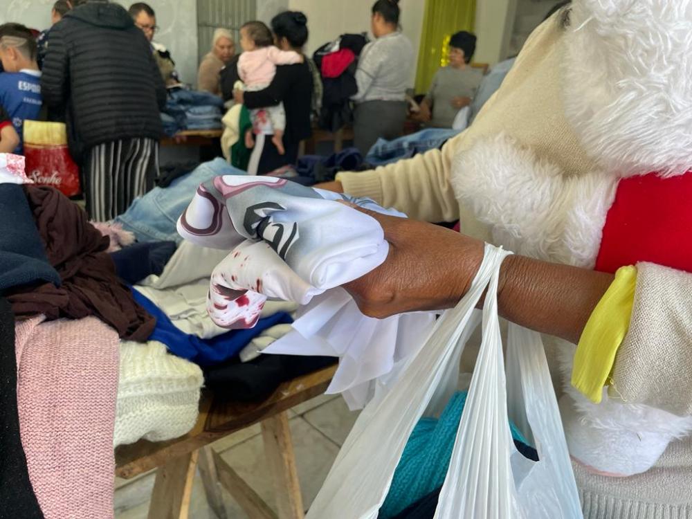 Todos os itens entregues serão distribuídos entre os inscritos no CadÚnico. Crédito: Divulgação