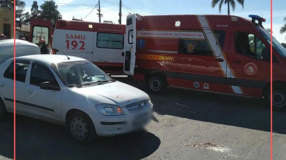 Ciclista é atropelado por veículo em Garibaldi