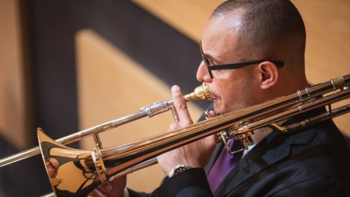 Trombonista José Milton Vieira participará do 6º recital da série Música de Câmara em 2023 -Foto: Leandro Rodrigues/Divulgação Ospa