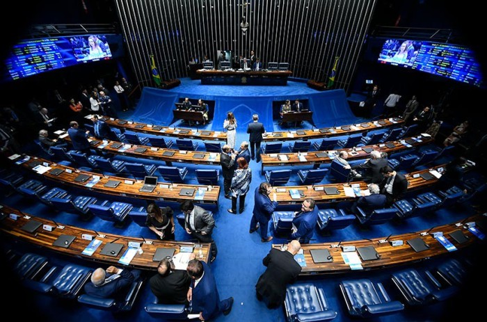 Plenário vai sediar homenagem pelos 65 anos da Abrajet, completados em 2022 - Foto: Marcos Oliveira/Agência Senado