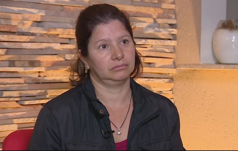 Adelaide não sabia que era procurada. Crédito: Reprodução/RBS TV
