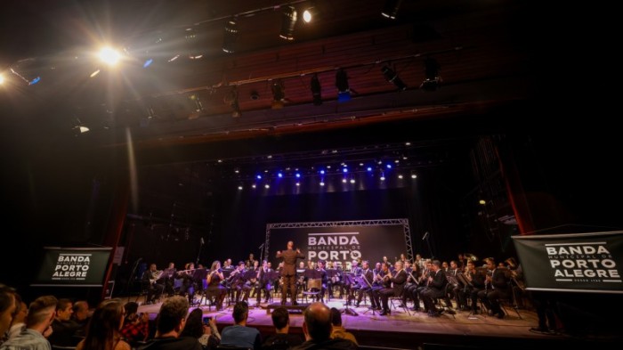 Até o final do ano, a Banda Municipal de Porto Alegre fará cinco apresentações na Concha Acústica do Theatro São Pedro -Foto: Rodger Timm/PMPA