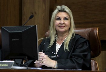 Desembargadora Gisele de Azambuja foi a responsável pela condenação em segunda instância dos réus - Foto: Divulgação