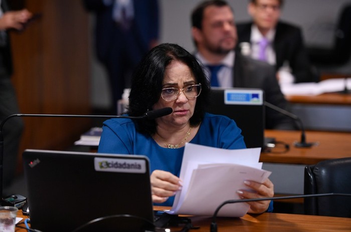 Damares Alves foi a relatora da matéria, que segue para a CDH - Foto: Edilson Rodrigues/Agência Senado