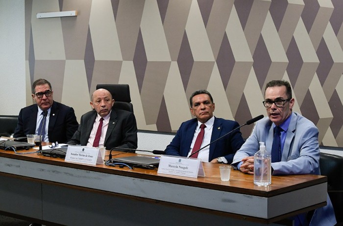 Marcelo Naegele, do Ministério do Trabalho e Emprego, foi ouvido pela comissão mista da MP 1.173/2023 - Foto: Edilson Rodrigues/Agência Senado