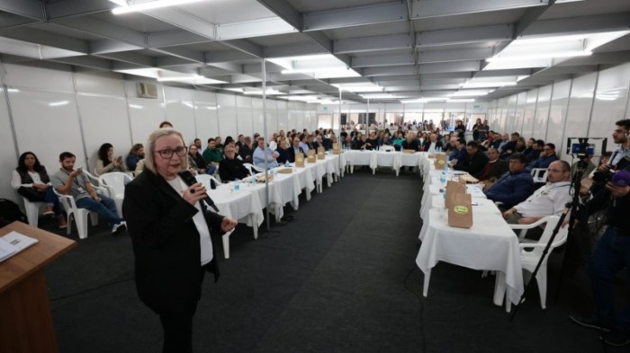 Secretária Arita explicou que iniciativa deverá desafogar o atendimento dos grandes hospitais -Foto: Itamar Aguiar/Ascom SES