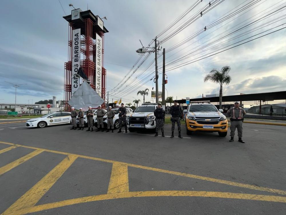 Brigada Militar realiza operação de combate contra a criminalidade em Carlos Barbosa e Garibaldi