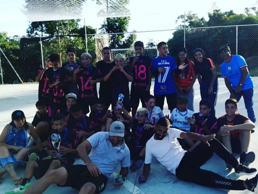 PSG ficou com o título da categoria sub-15 no ano passado / Foto: Divulgação 