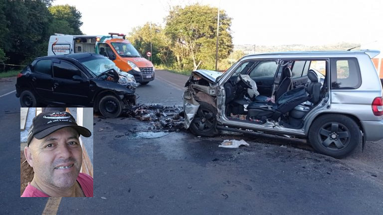 Colisão frontal entre dois veículos deixa um morto e um ferido na ERS 130