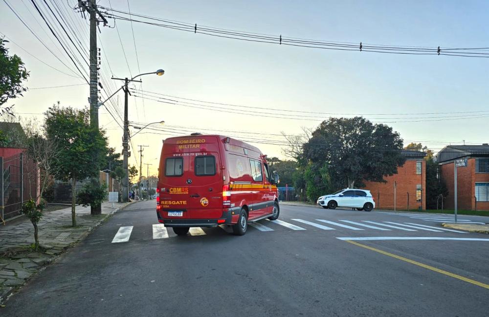 Pai e filho são atropelados na faixa de segurança em Bento Gonçalves