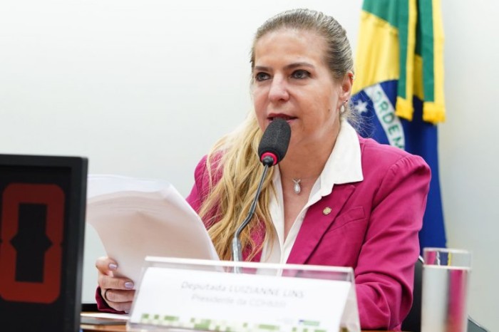 Luizianne Lins quer informações sobre a formulação do plano - (Foto: Pablo Valadares/Câmara dos Deputados)