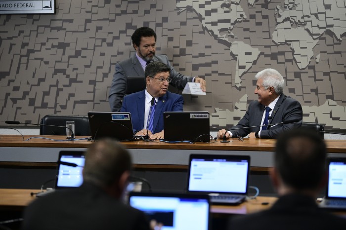 Carlos Viana e Marcos Pontes foram eleitos, respectivamente, presidente e vice-presidente da comissão - Foto: Pedro França/Agência Senado