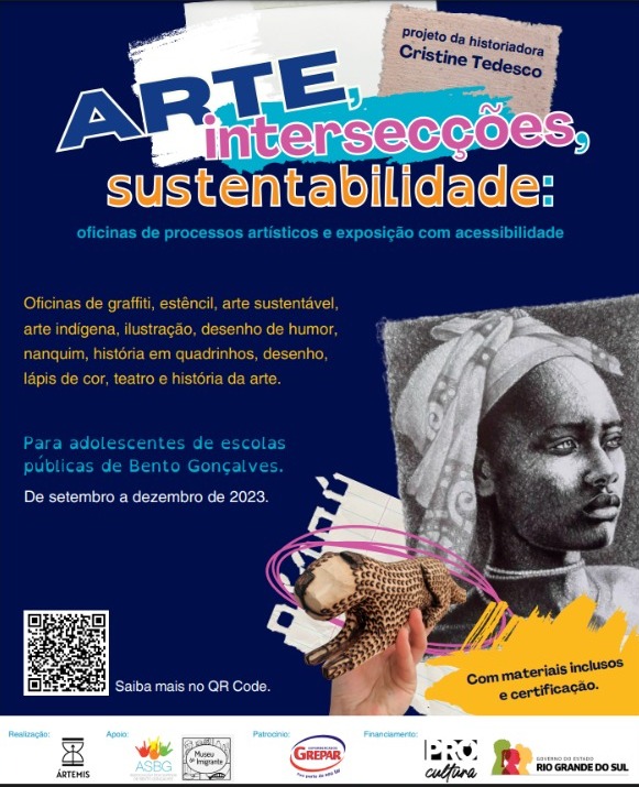 Oficinas de Processos Artísticos e Exposição com Acessibilidade está com inscrições abertas